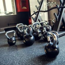 Гиря обрезиненная с хромированной ручкой PROFI-FIT 24 кг
