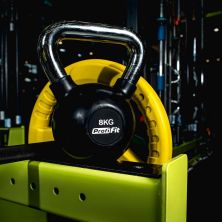 Гиря обрезиненная с хромированной ручкой PROFI-FIT 8 кг